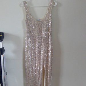Gold Sequence  Dress